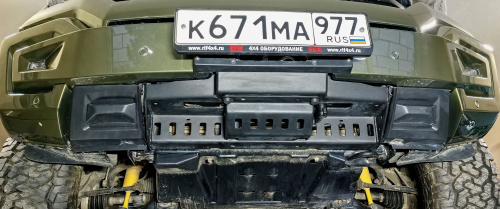 Площадка РИФ под лебёдку в штатный бампер TANK 400