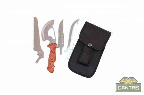 Набор туристический "СЛЕДОПЫТ", пила, топор, нож, в чехле