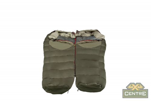 Мешок спальный ALEXIKA Aleut Compact, туристический, для низких температур, малой длины, oliv,правый