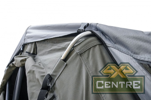 Палатка на крышу автомобиля РИФ Soft RT01-140 усиленная, тент серый