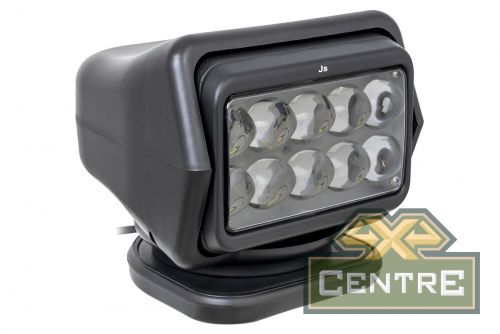 Фара-искатель 12V 50W LED с дистанционным управлением, черный (180х180х175мм) на магните