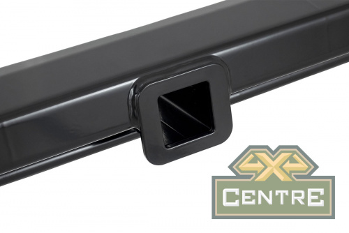 Бампер РИФ силовой передний Renault Duster 2015-2020 с квадратом под  фаркоп и защитой радиатора