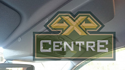 Консоль потолочная для установки р/c Mitsubishi L200/Pajero Sport вырез под р/c 140х40 мм, серая