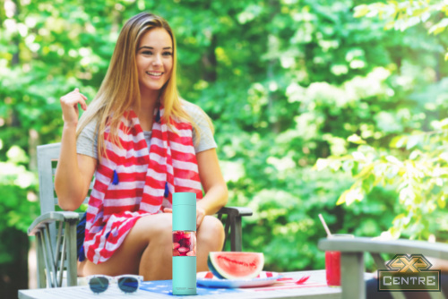 Бутылка FLAVOUR U SEE, 500 мл, бирюзовая