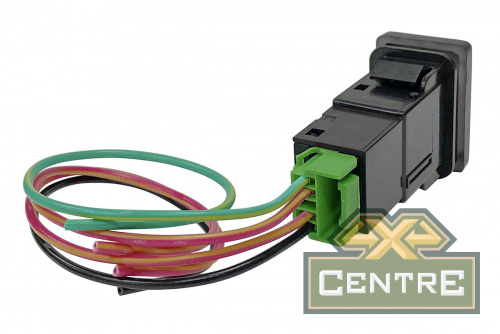 Кнопка ВКЛ/ВЫКЛ, белый, FRONT DIFF LOCK TOYOTA 32x22 горизонтальная