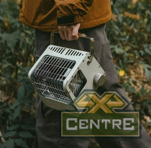 Обогреватель газовый Naturehike многофункциональный, 1,1 кВт бежево-серый