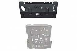 Защита Falcon радиатора, картера, РК, КПП для Toyota Land Cruiser 70 (бензин 2.8T/4.0L/4.5T (2015-) 