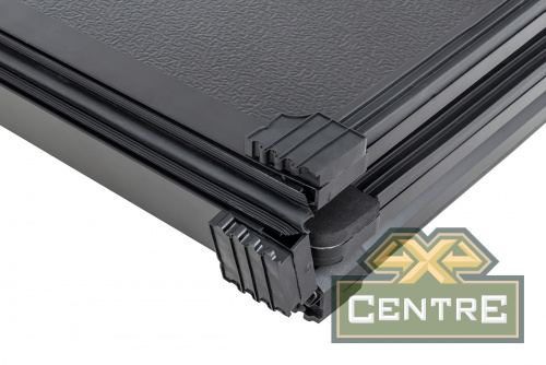 Крышка кузова Dodge Ram 2019, трёхсекционная, алюминиевая, черная (5,8 ft)