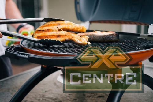 Гриль газовый O-GRILL 900МT bicolor черный-кремовый (в комплекте адаптер тип А)