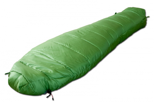 Мешок спальный MOUNTAIN зеленый, правый, 220x80x55 см (ТК:+2°C)