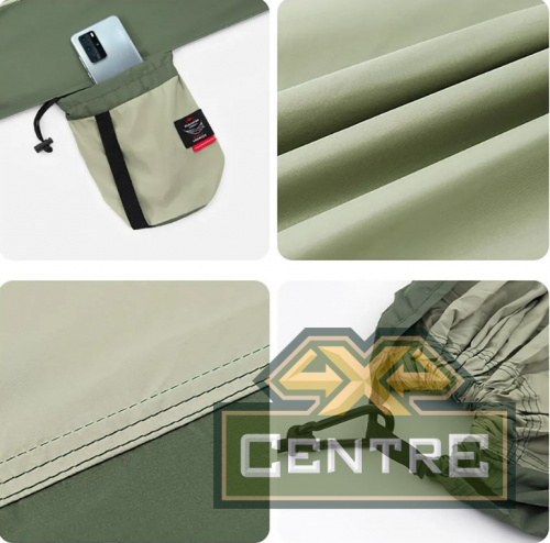 Гамак Naturehike без планок, туристический, зеленый