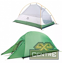 Палатка Naturehike Cloud Up 1-местная, алюминиевый каркас, сверхлегкая, зеленый