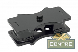 Проставка РИФ рессора-мост H=30 мм (отв.14,5 мм, ось13 мм)