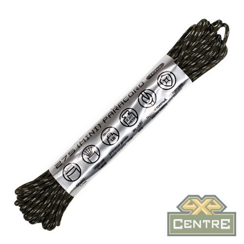 Паракорд 275 (мини) CORD nylon 10м световозвращающий (army green)