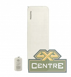 Коврик самонадувающийся Naturehike, 200x65x3 см, серый