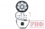 Фара светодиодная водительского света РИФ 180 мм 80W