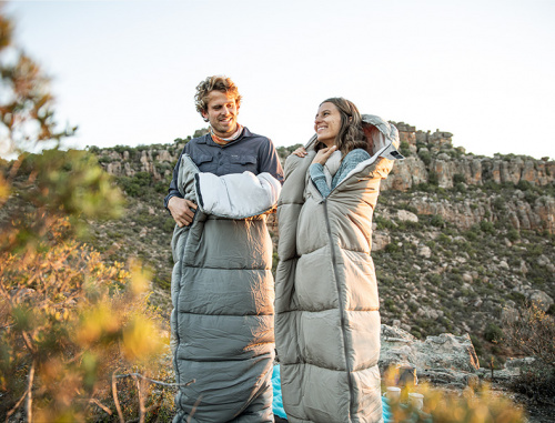 Мешок спальный Naturehike Evenlope M180, (190+30)х80 см, (правый) (ТК: +12°C), серый