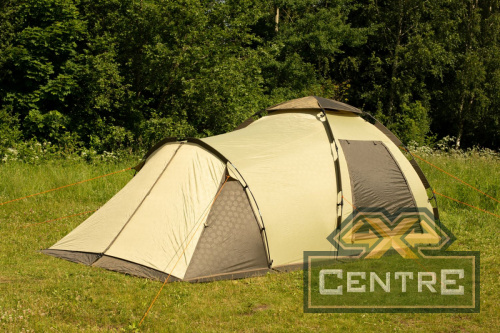 Палатка-автомат кемпинговая Maverick Family Comfort (бежевый / коричневый)