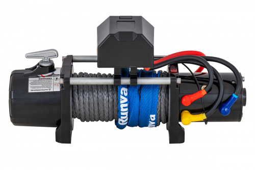 Лебёдка электрическая 12V Magnum 12000 lbs 5700 кг  (синтетический трос)