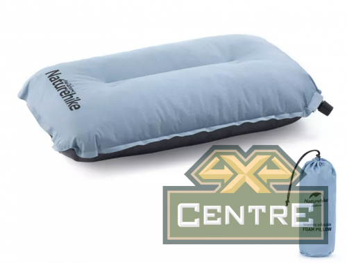 Подушка самонадувающаяся Naturehike 46х27х9,5 см (Голубой)