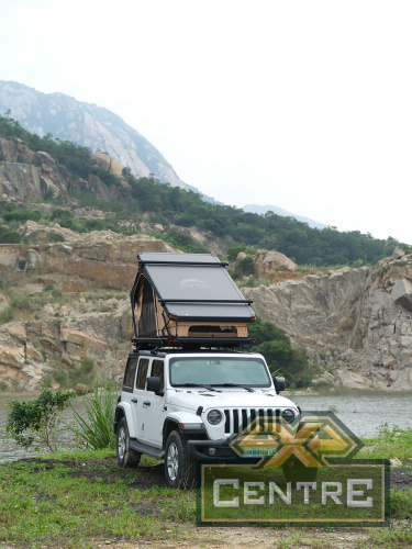 Палатка на крышу автомобиля Wild Land Bush Cruiser V2 Pro 140 с лестницей