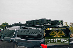 Силовой каркас-кунг Baja Racing (тип Т) с 2-мя малыми рыбацкими ящиками Mitsubishi L200, Isuzu D-MAX, Nissan Navara