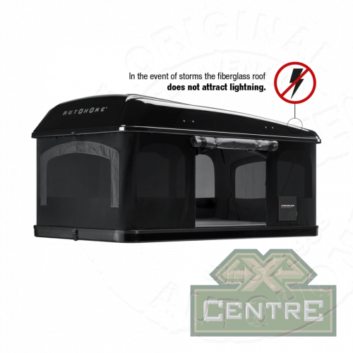 Палатка на крышу автомобиля AUTOHOME MAGGIOLINA GRAND TOUR LARGE 360 BLACK STORM, чёрный тент