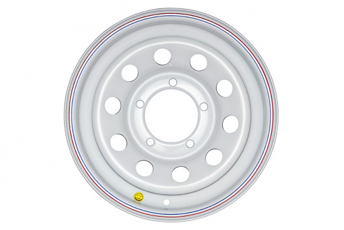 Диск OFF-ROAD-WHEELS УАЗ стальной белый 5x139,7 7xR15 d110 ET+25 (круг)