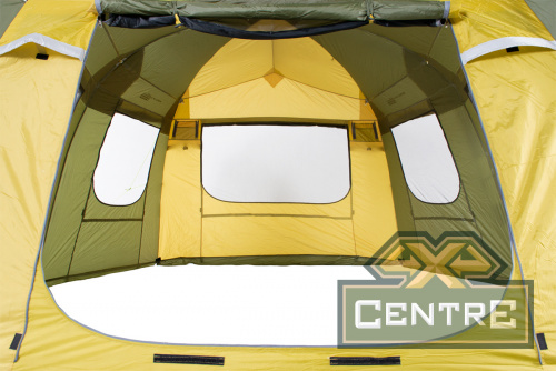 Палатка автомат всесезонная 4 Season Thermal, цвет хаки/желтый