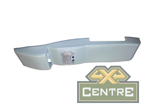 Консоль потолочная для установки р/c УАЗ Патриот рестайл. 2014, вырез под р/c 140х40 мм,серая,УП2015