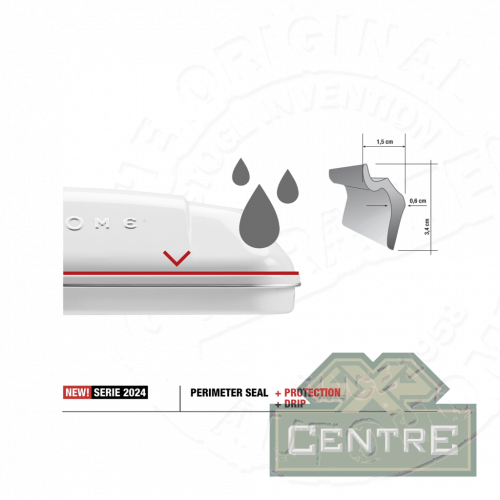 Палатка на крышу автомобиля AUTOHOME MAGGIOLINA AIRLANDER PLUS LARGE, серый тент, лестница 215 мм