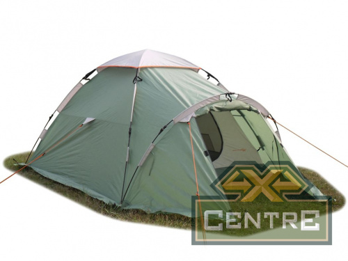Палатка-автомат туристическая Maverick Comfort (салатовый / светло-серый)