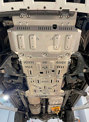 Защита РИФ радиатора, картера, РК, КПП для Tank 500 2022-2024 (бензин), алюм. 8 мм