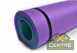 Коврик туристический ISOLON Camping 16 1800х600х16 голубой/фиолетовый, с утяжками