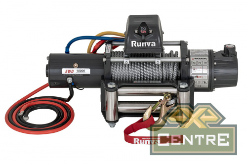 Лебёдка электрическая двухскоростная 12V Runva 10000 lbs 4500 кг