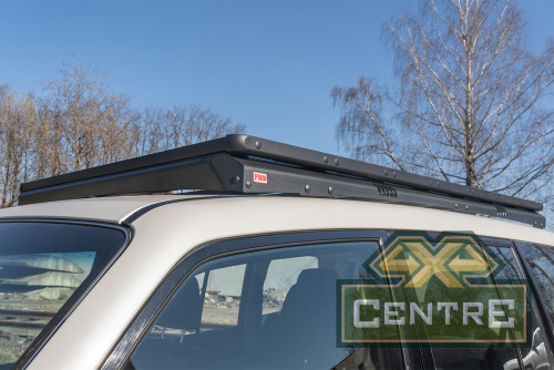 Багажник экспедиционный (платформа) алюминиевый РИФ 1150x2080 мм для Mitsubishi Pajero IV (с крепежом)