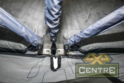 Палатка на крышу автомобиля РИФ Soft RT01-140 усиленная, тент серый