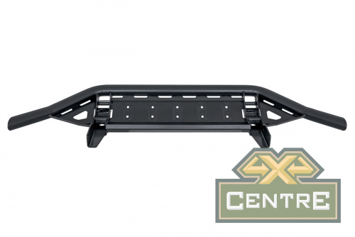 Бампер РИФ силовой передний Toyota Hilux 2020+, установка с площадкой под лебедку