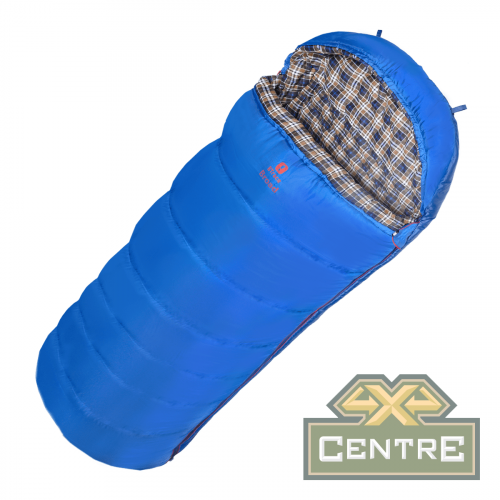 Мешок спальный BTrace Mega (Правый, Серый/Синий), (ТК: -5°C)