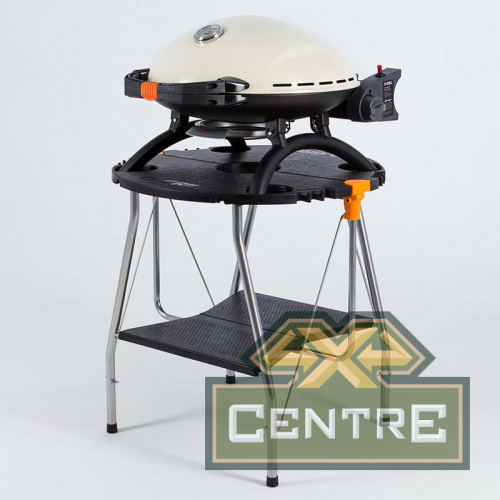 Гриль газовый O-GRILL 900МT bicolor черный-кремовый (в комплекте адаптер тип А)