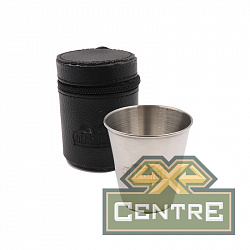 Набор стопок «СЛЕДОПЫТ» 4х60 мл, в кожаной тубе