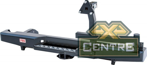 Бампер РИФ задний VW Amarok с квадратом под фаркоп и калиткой