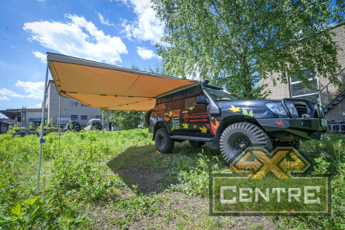 Маркиза автомобильная РИФ комбинированная (прямоугольная с веерной частью) 2.5х3.0 м (правая)