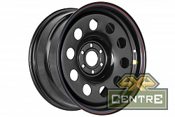 Диск OFF-ROAD-WHEELS Nissan Navara D40 стальной черный 6x114,3 8xR17 d66 ET+25 (круг. отв.)