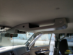 Консоль потолочная для установки р/c УАЗ Патриот 2019, вырез под р/c 140х40 мм,с карманом, серая