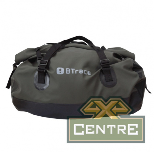 Гермосумка BTrace усиленная ПВХ трикотаж 100л (Оливковый/черный)