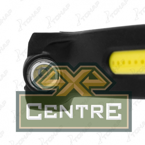 Фонарь налобный NISUS сенсорный LED-120 LM, COB-340 LM, IPX4, USB