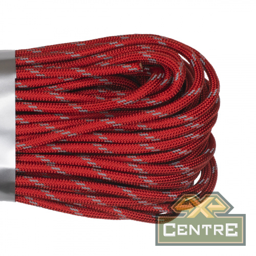 Паракорд 550 CORD nylon 10м световозвращающий (red)