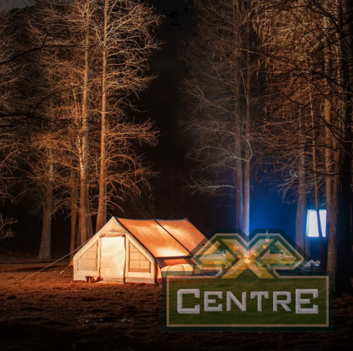 Палатка Naturehike надувная Extend Air 12.0 Cotton , песочная