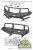 Бампер РИФ силовой передний Toyota Land Cruiser 200 2007-2015 c доп. фарами, защитной дугой и защито